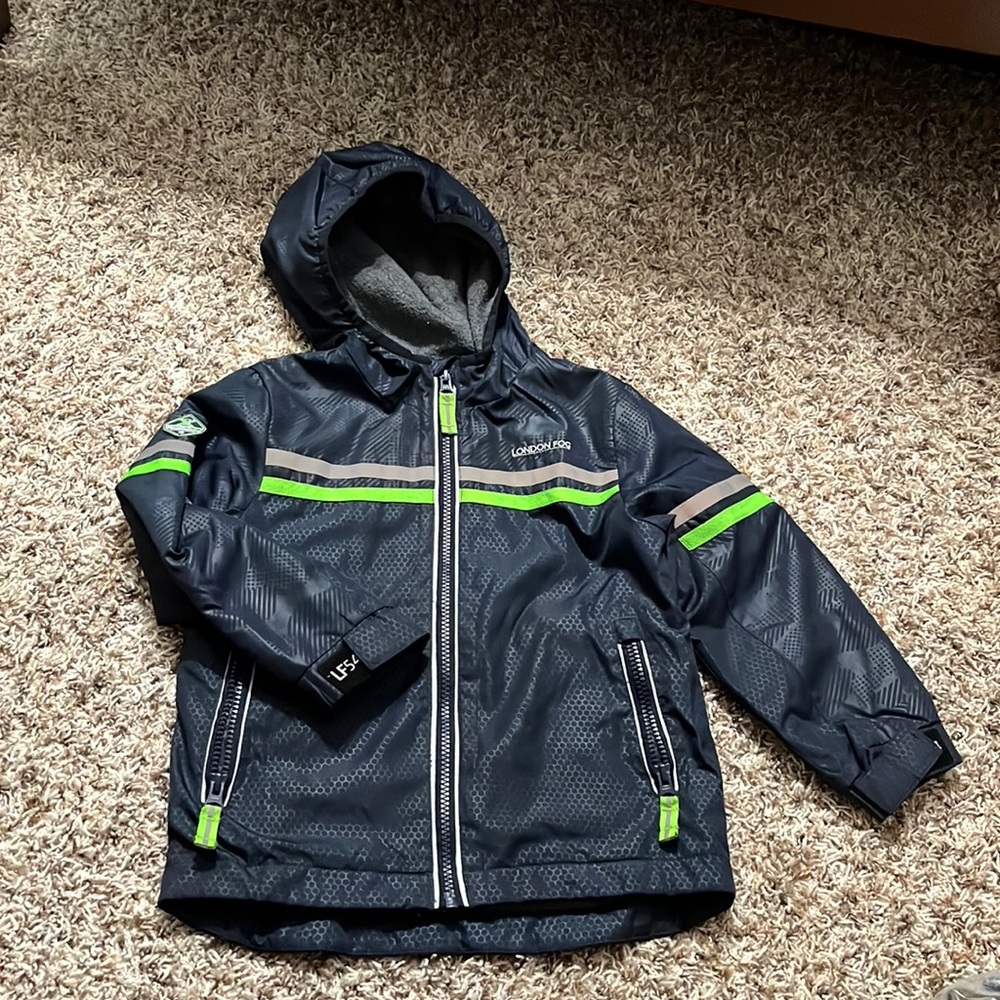 Boys lined jacket with hood